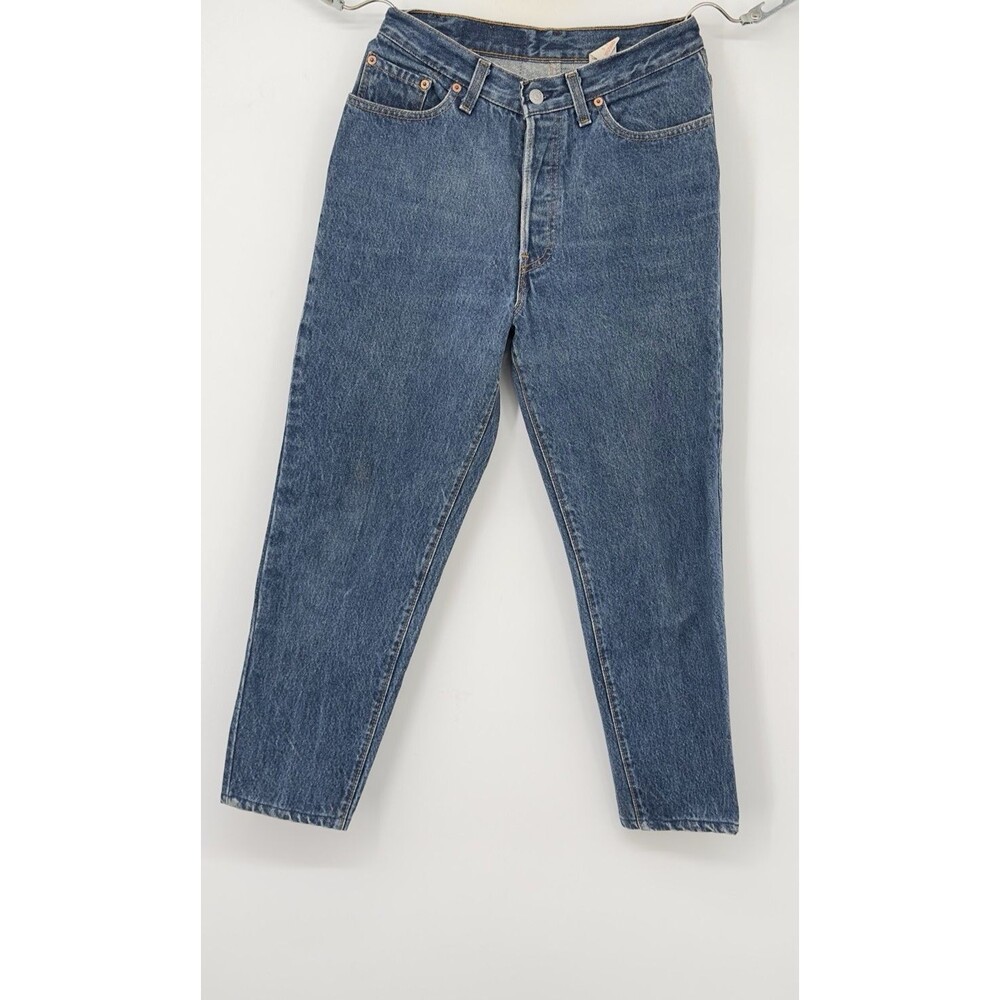 VTG Levi's Jeans Womens 24 hight rise Tapered Button Fly Mom 13501-0658 90s